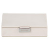  Cassandra's Mini 2 Tray Jewellery Box - The Dylan Collection - White 