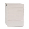  Cassandra's Medium 5 Tray Jewellery Box - The Indiana Collection - White 
