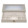  Cassandra's Large Jewellery Box Drawer - The Maya Collection - Grey 