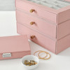  Cassandra's Large 3 Layer Jewellery Box - The Lila Collection - Pink 