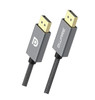  8WARE Pro Series 4K 60Hz DisplayPort Male DP to DisplayPort Male DP cable 2M Gray metal aluminum shell Gold Plated connectors (Retail package) 
