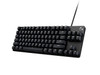 LOGITECH G413 TKL SE MECHANICAL GAMING KEYBOARD PBT Keycaps Aluminum top case USB 2.0