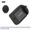 OTTERBOX 20W USB-C (Type I) PD Fast Wall Charger - Black (78-81350), Compact, Drop Tested,Safe & Smart Charging,Best for Apple,Samsung & USB-C Devices