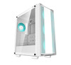  DEEPCOOL CC560 White V2 Mid-Tower Computer Case, Tempered Glass Window, 4x Pre-Installed LED Fans, Top Mesh Panel, Support Up To 6x120mm or 4x140mm 