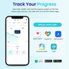  Etekcity Scale for Body Weight and Fat Percentage, Black & Etekcity Smart Blood Pressure Monitor, White Bundle 