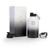  Iron Flask Wide Mouth Bottle with Spout Lid, Day & Night - 64oz/1900ml 
