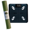  Jade Yoga Harmony Mat - Olive & Etekcity Scale for Body Weight and Fat Percentage - Black Bundle 