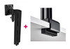 ATDEC Atdec AWMS-1340 130mm Arm + 400mm Post / 12kg (26.5lb) Flat Screens, 10kg (22lb) Curved Screens + C Clamp Desk Fixing , Black