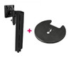 ATDEC Atdec AWMS-1340 130mm Arm + 400mm Post / 12kg (26.5lb) Flat Screens, 10kg (22lb) Curved Screens + Grommet Clamp Desk Fixing, Black