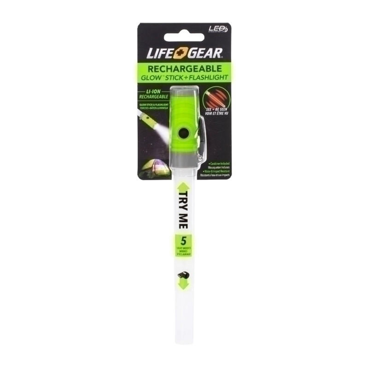 LIFEGEAR USB Recharg Glowstick (D-DORLG3689) shop at AUSTiC SHOP