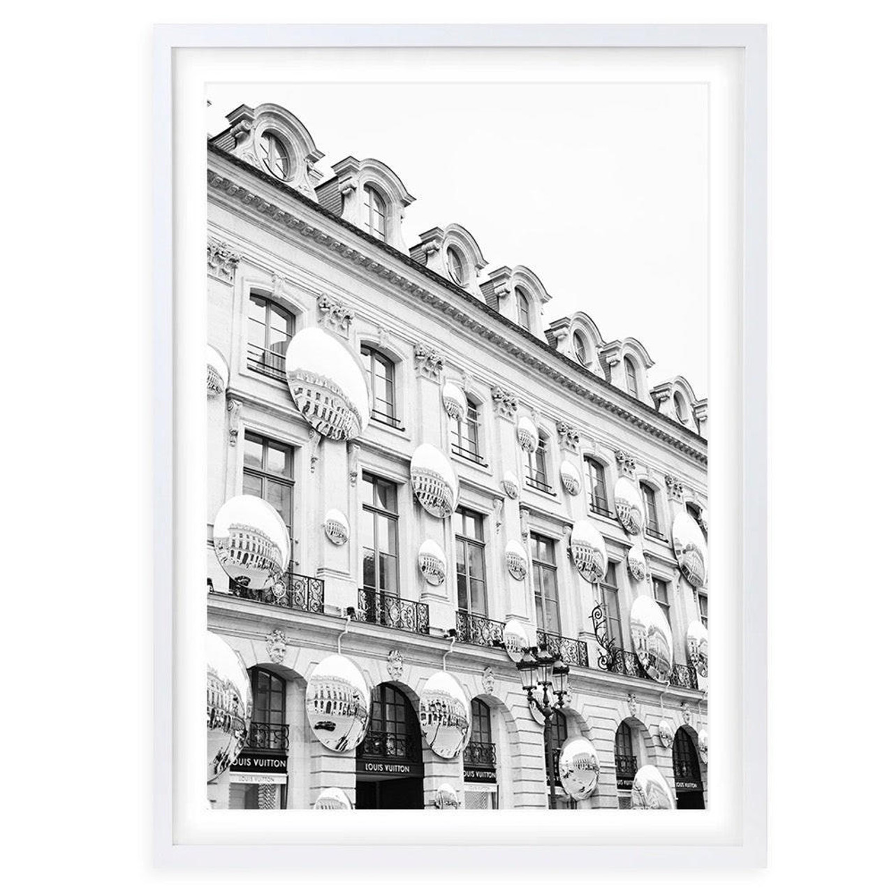 Wall Art's Louis Vuitton Building Large 105cm x 81cm Framed A1 Art