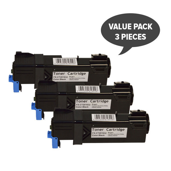 CT201632 CP305 Black Generic Toner Cartridge Set of 3