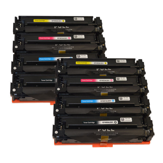 HP Compatible 201A Series Premium Generic Toner Cartridge Set x 2 8 Cartridges