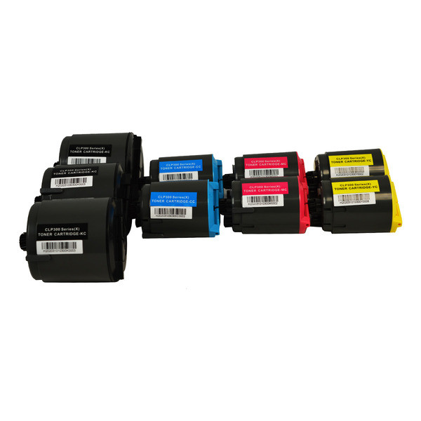 CLP-C300 Series Generic Toner Set x 2 Sets + Extra Black 9 Cartridges
