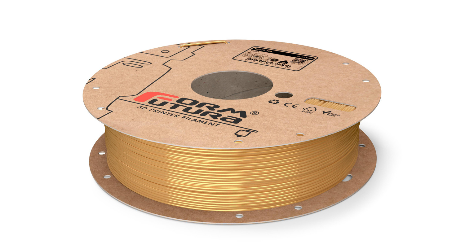 PLA Filament EasyFil PLA 1.75mm Gold 750 gram 3D Printer Filament (175EPLA-GLD-0750)