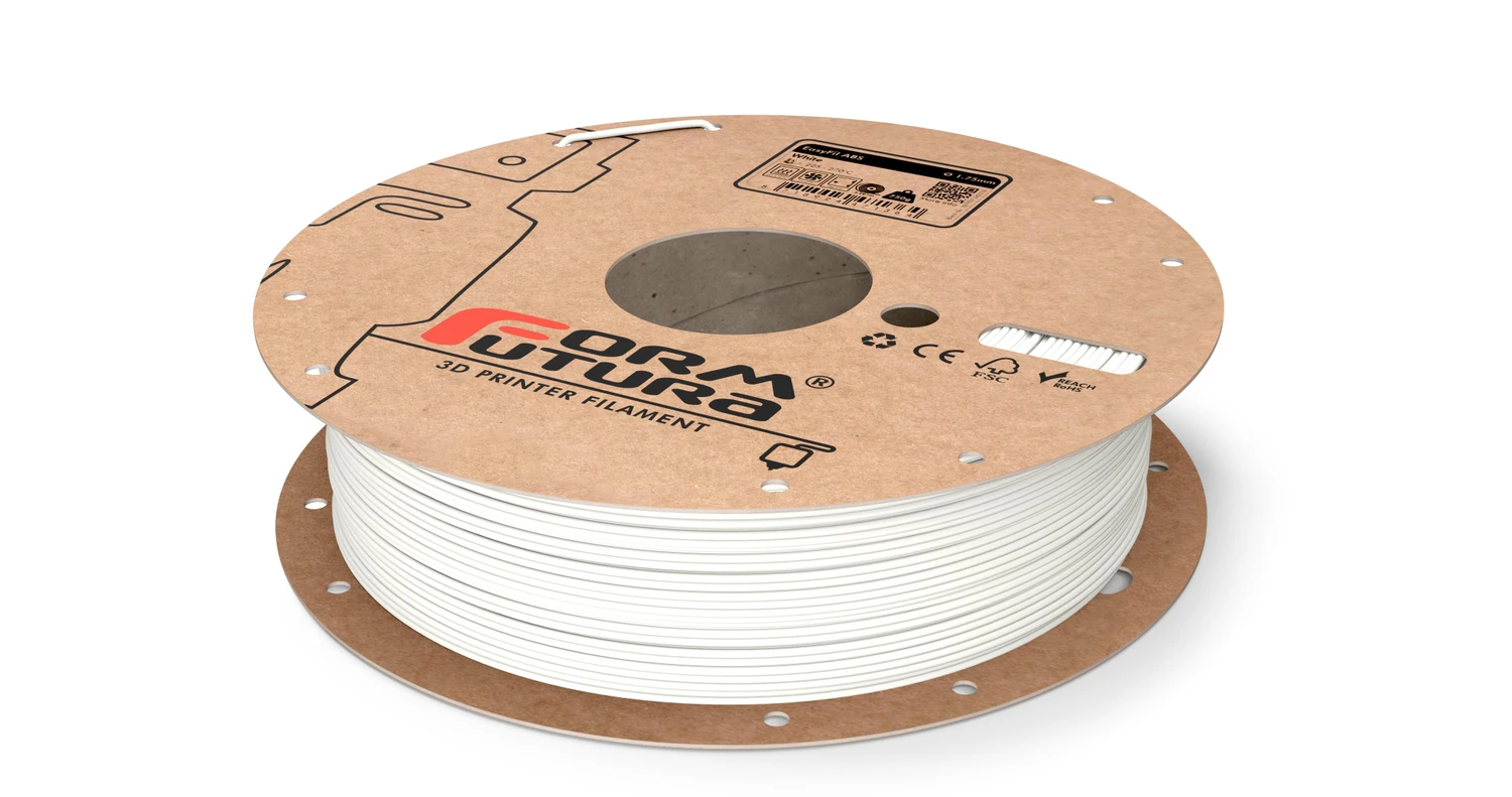 EasyFil ABS 1.75mm White 750 gram 3D Printer Filament (175EABS-WHTE-0750)