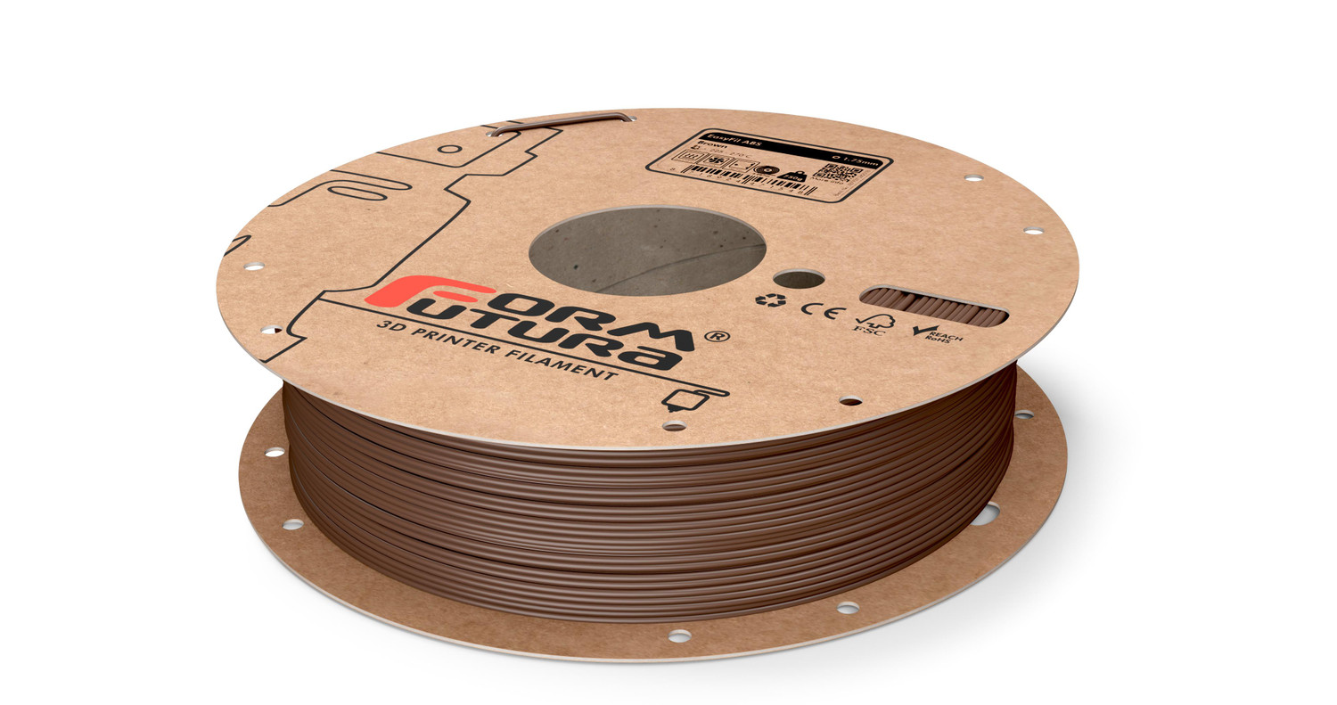 ABS Filament EasyFil ABS 1.75mm Brown 750 gram 3D Printer Filament (175EABS-BRWN-0750)