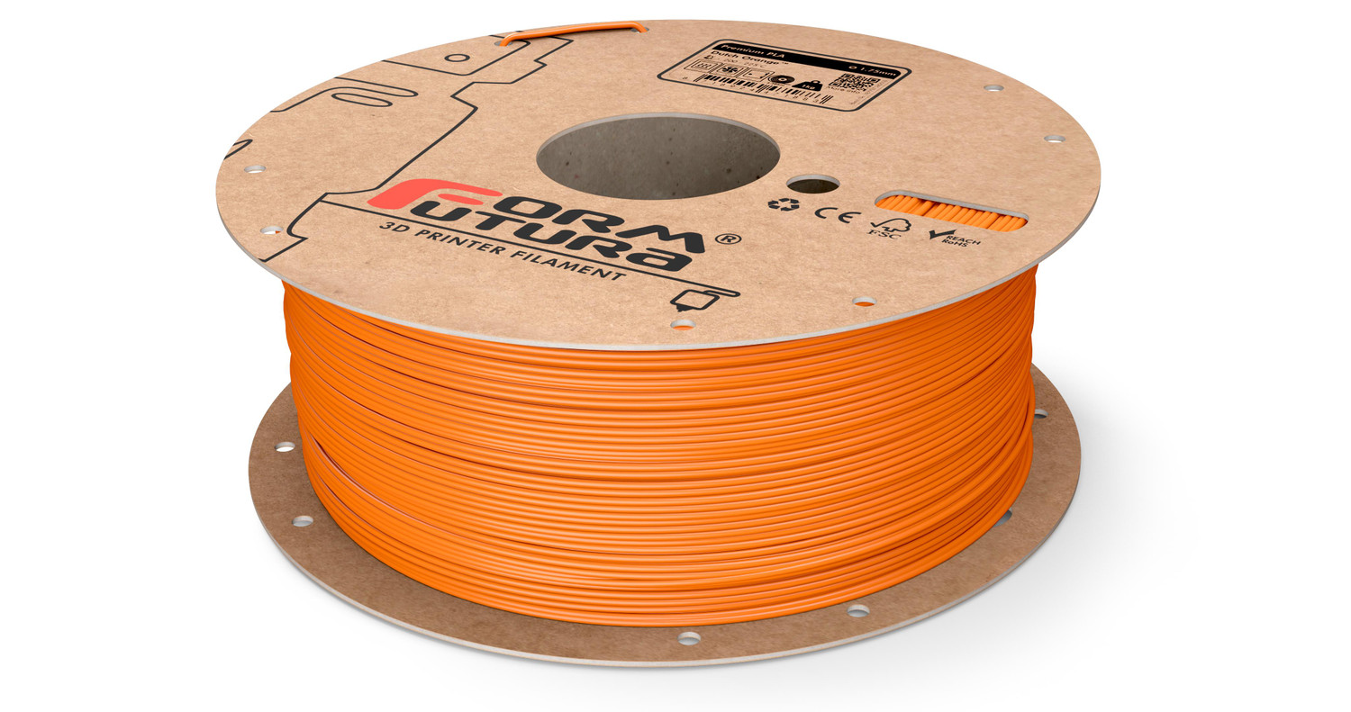 PLA 3D Printer Filament Premium PLA 1.75mm Dutch Orange 1000 gram (175PPLA-DUTORA-1000)