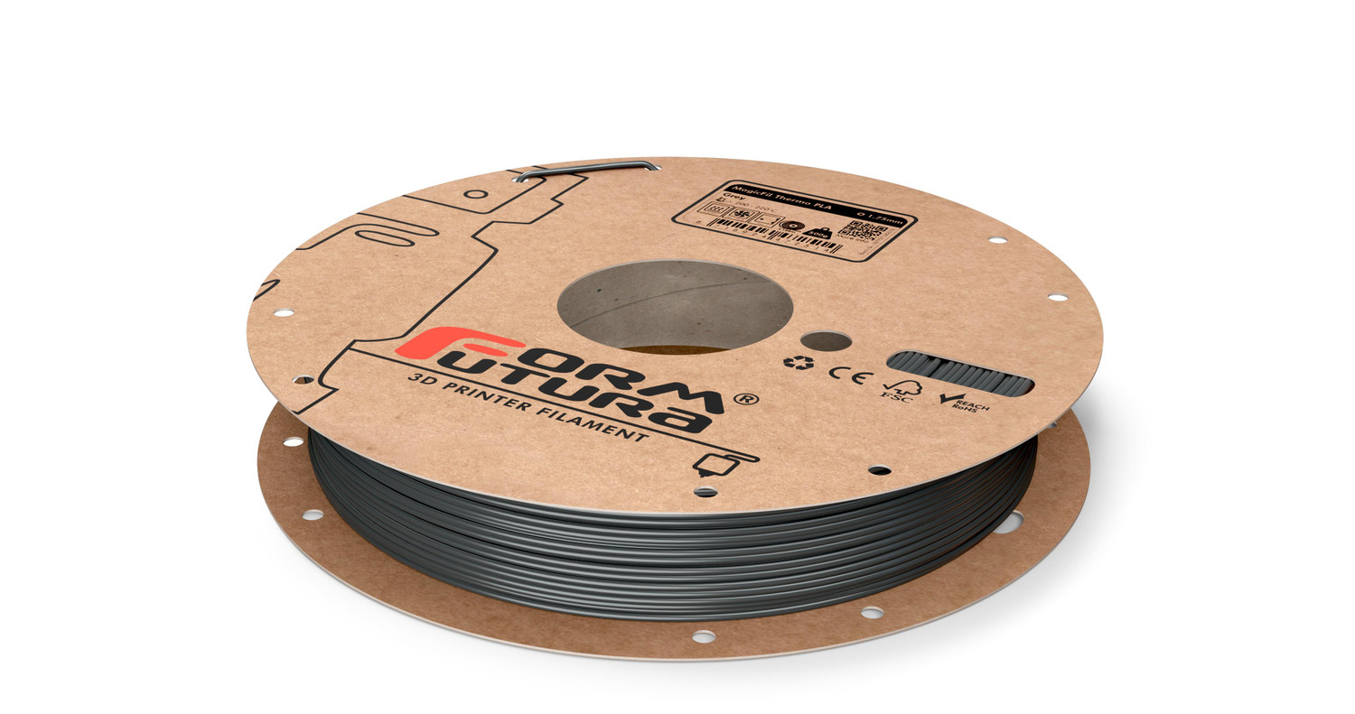 PLA Filament MagicFil Thermo PLA 1.75mm Grey 500 gram 3D Printer Filament (175THER-GRE-0500)