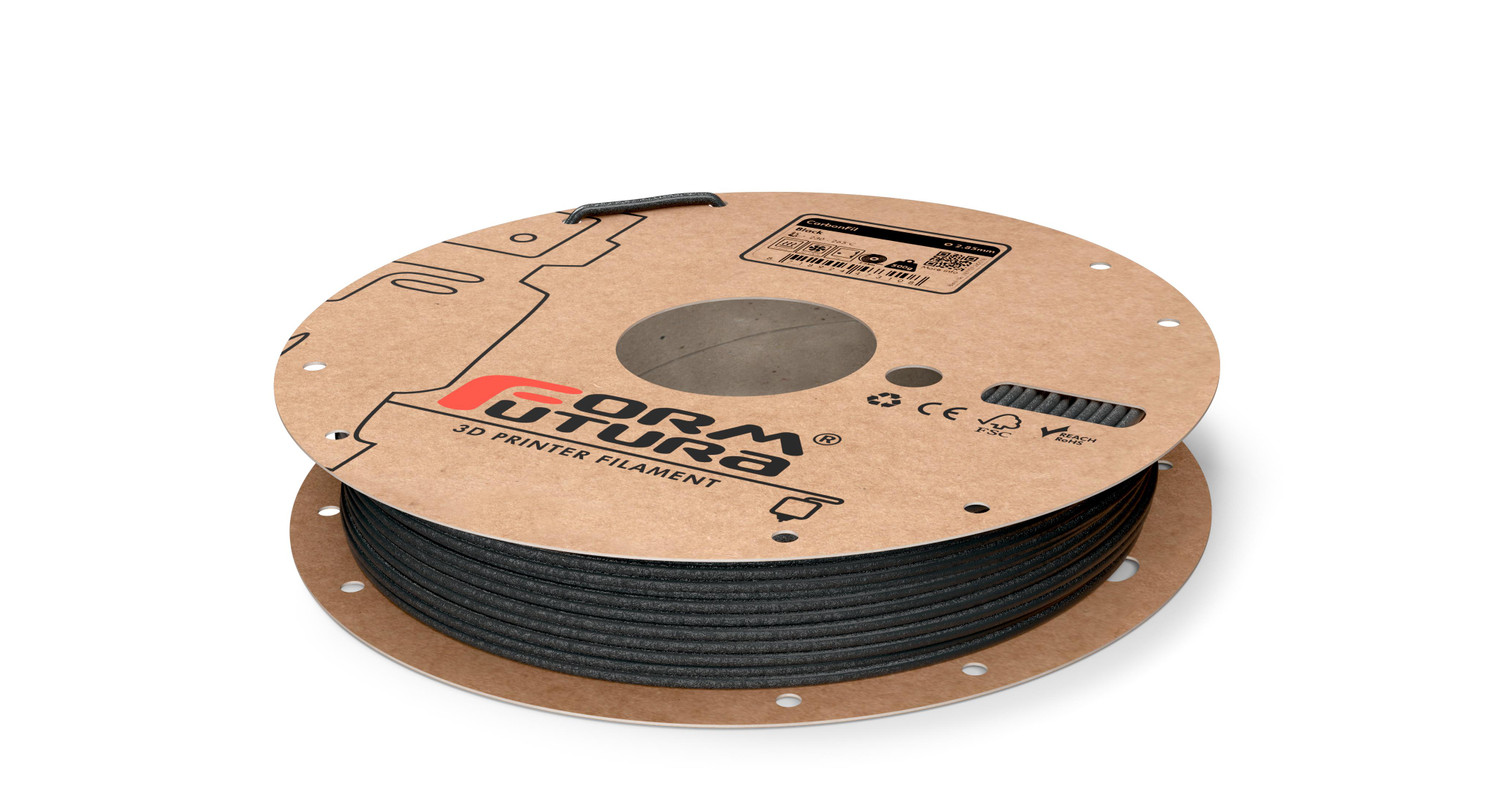 Carbon Fibre PETG Filament CarbonFil 2.85mm Black 500 gram 3D Printer Filament (285CARBFIL-BLCK-0500)