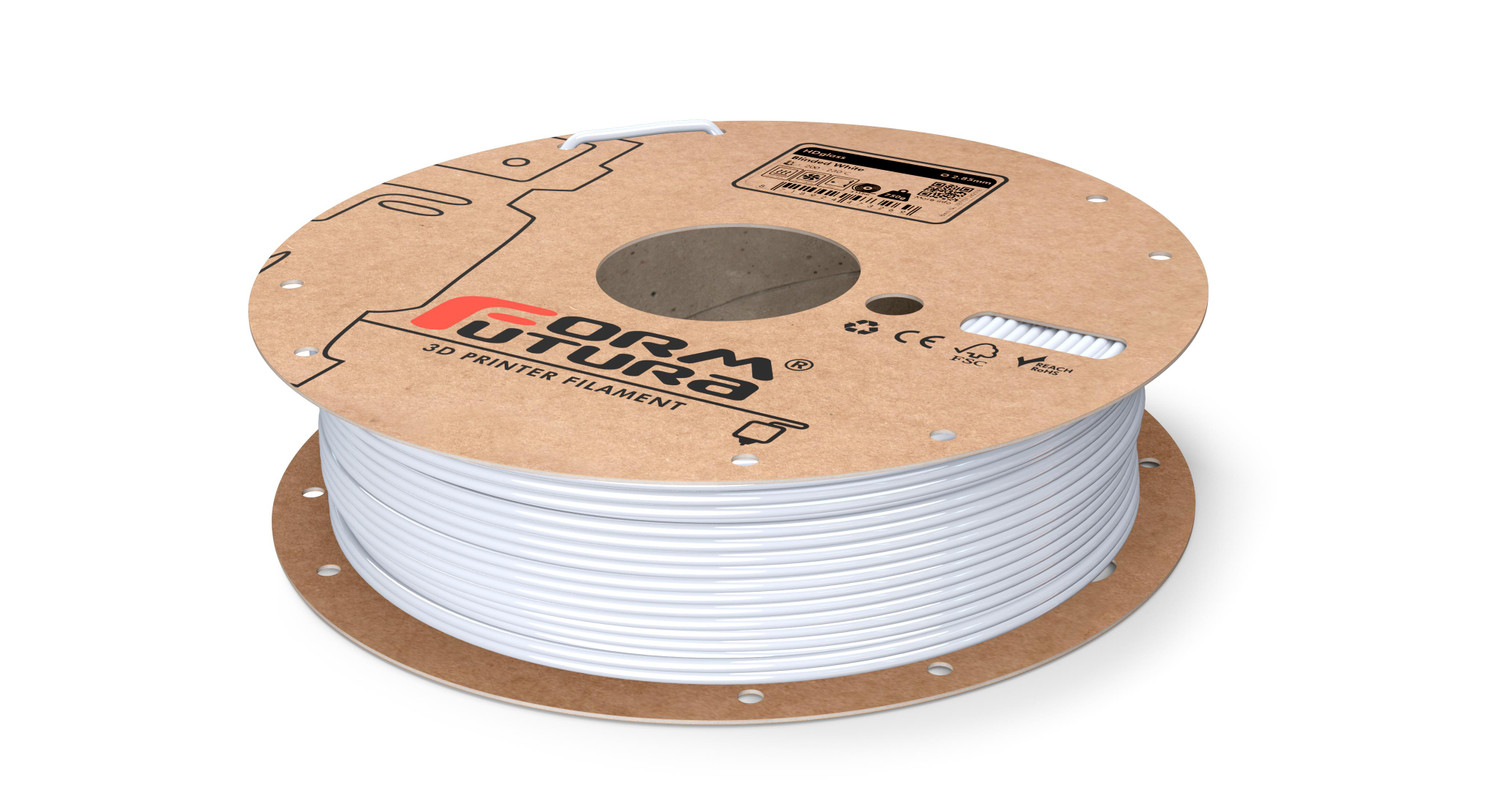 PETG Filament HDglass 2.85mm Blinded White 750 gram 3D Printer Filament (285HDGLA-BLWHTE-0750)