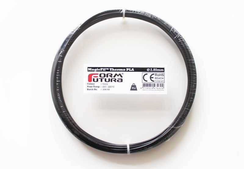 PLA Filament MagicFil Thermo PLA 1.75mm Grey 50 gram 3D Printer Filament