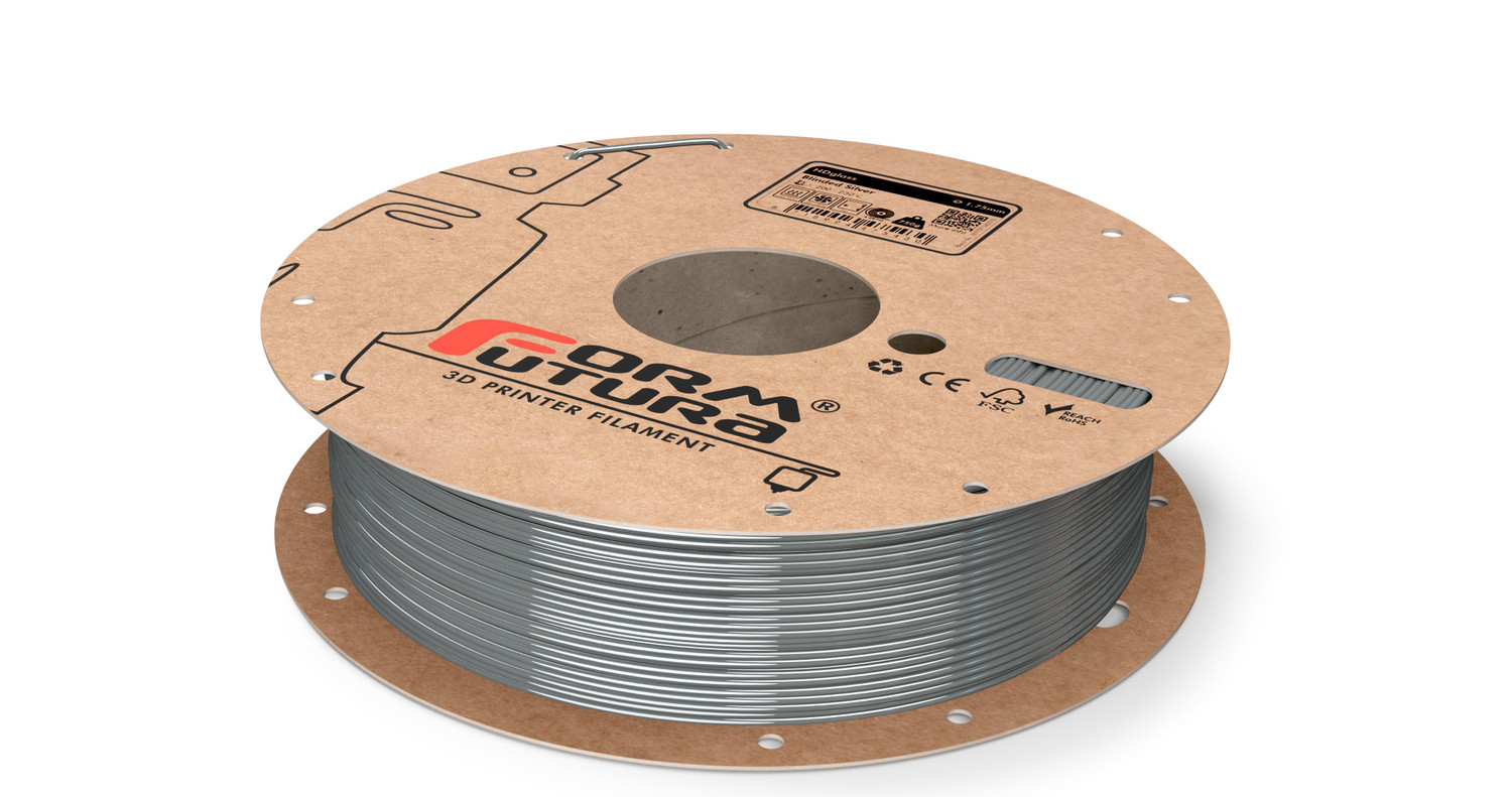 PETG Filament HDglass 2.85mm Blinded Silver 750 gram 3D Printer Filament (285HDGLA-BLISLV-0750)
