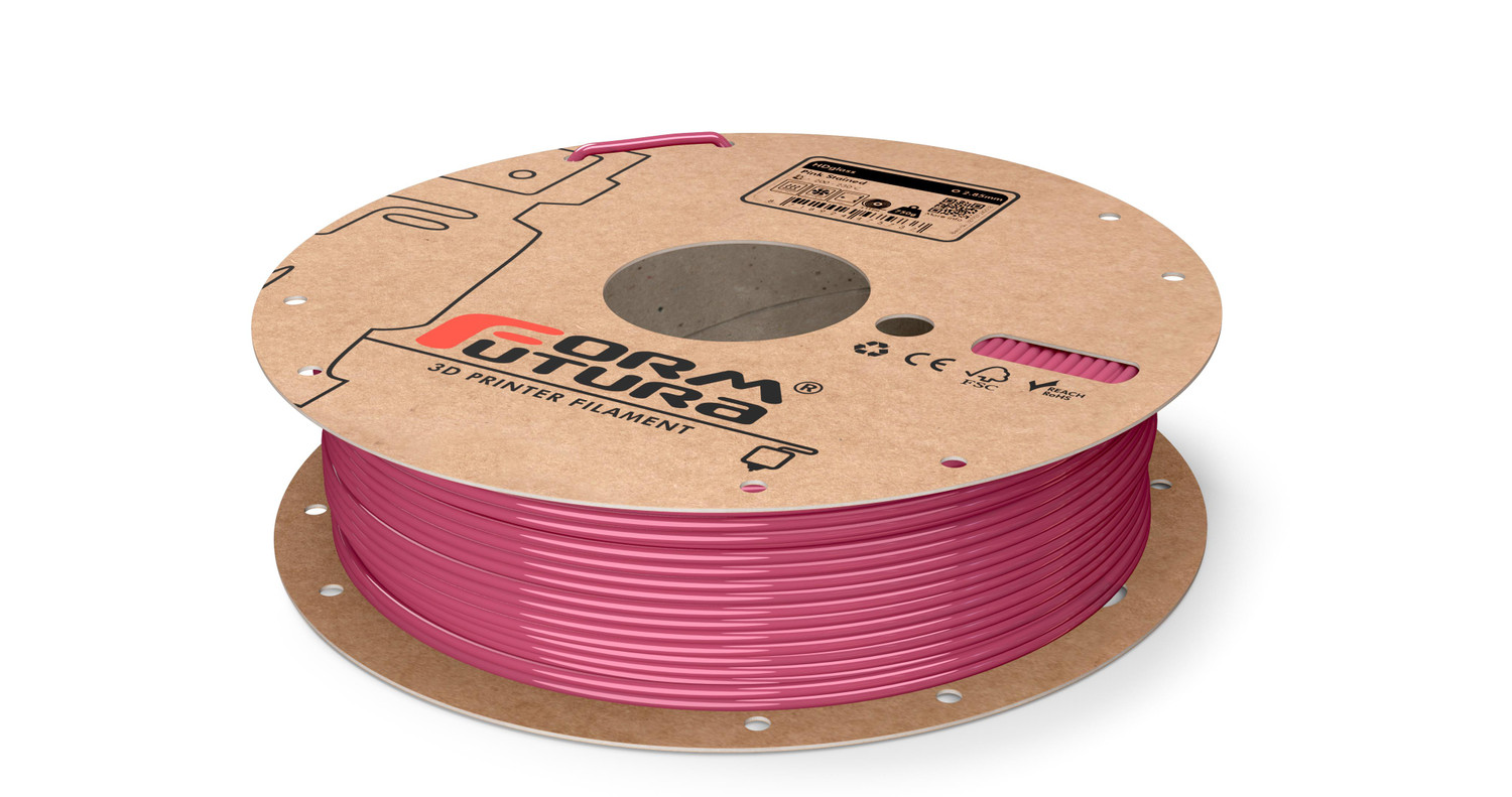 PETG Filament HDglass 2.85mm Pink Stained 750 gram 3D Printer Filament (285HDGLA-PNKSTA-0750)