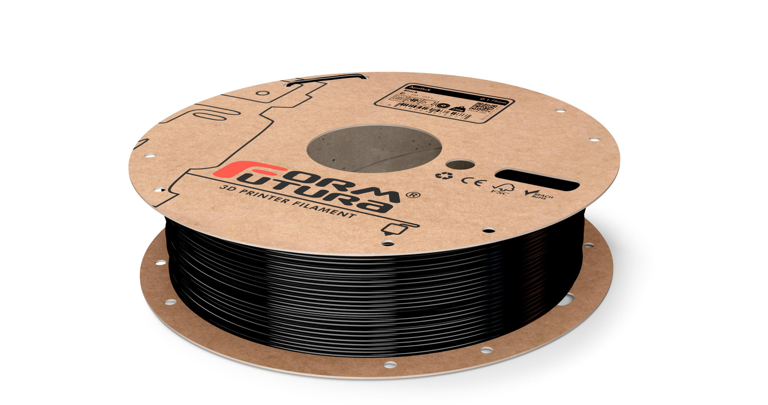 ApolloX 1.75mm Black 750 gram 3D Printer Filament (175APOX-BLCK-0750)