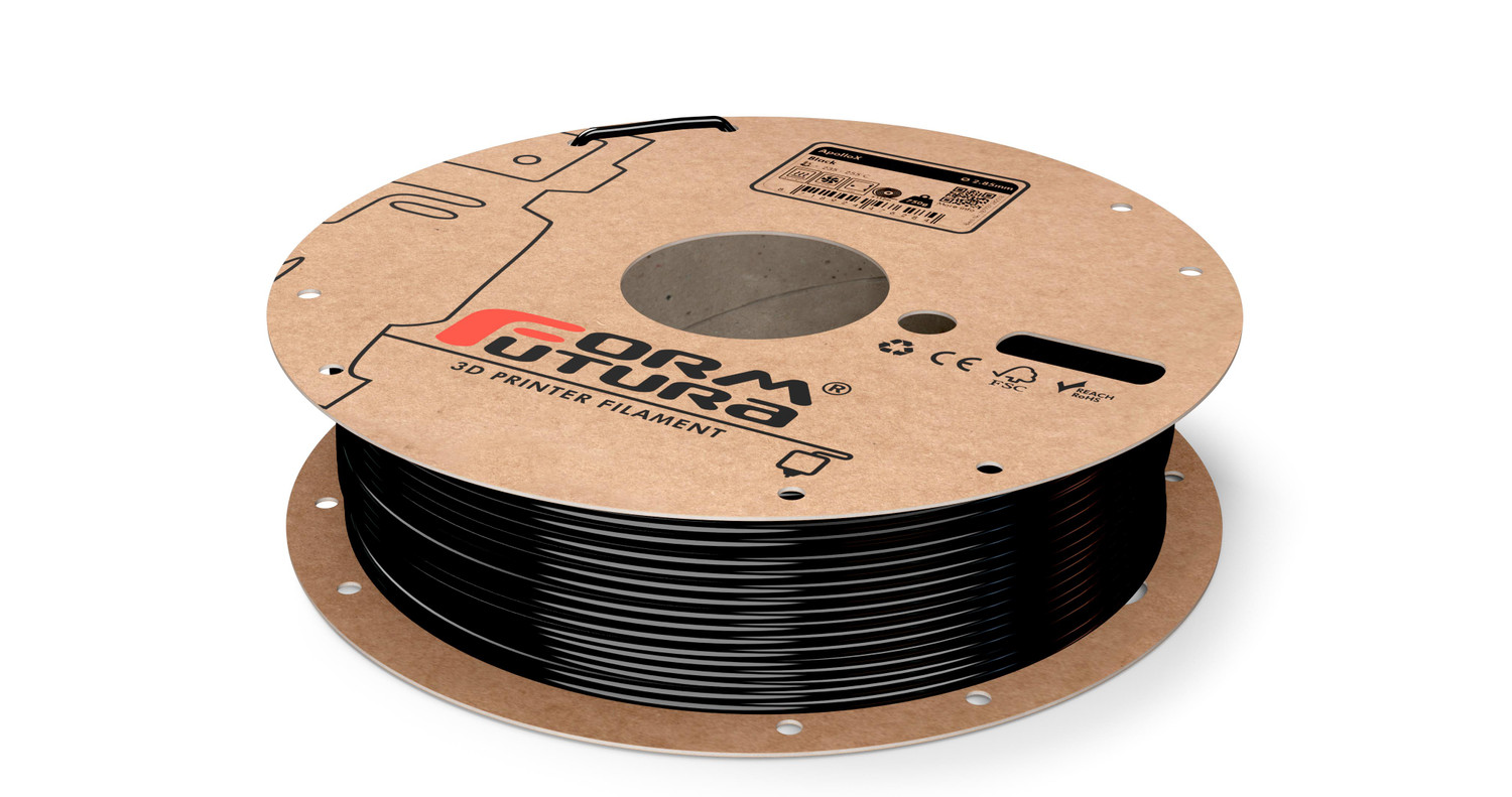 ASA Filament ApolloX 1.75mm Black 4500 gram 3D Printer Filament (175APOX-BLCK-4500)