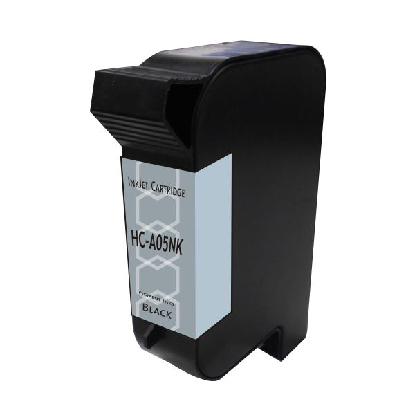 HP Compatible 45 Industrial Black Cartridge TIJ 2.5 - Pigment Black Ink Replacement for Versatile C8842A, Fast Dry W35B7A, CQ849A Durable Black