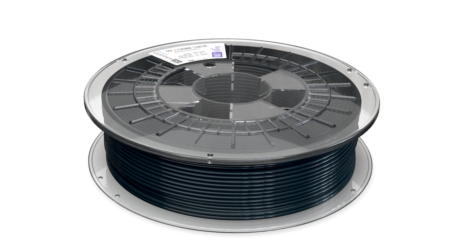 TPU Filament MD FLEX 2.85mm 500 gram Dark Blue 3D Printer Filament - 285MDFLEX-DBLUE-0500 shop at AUSTiC 3D Shop