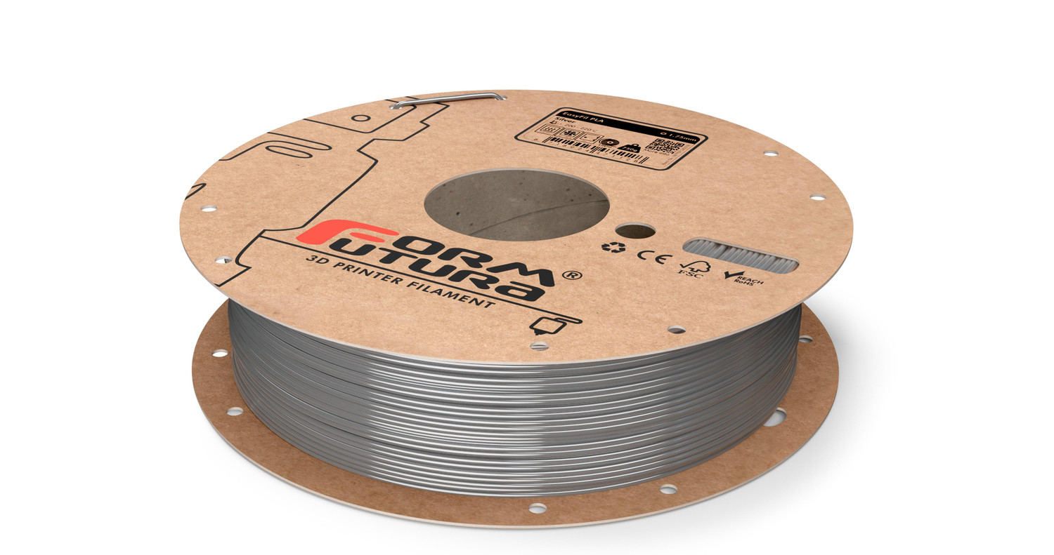 PLA Filament EasyFil PLA 1.75mm Silver 2300 gram 3D Printer Filament - 175EPLA-SLVR-2300 shop at AUSTiC 3D Shop