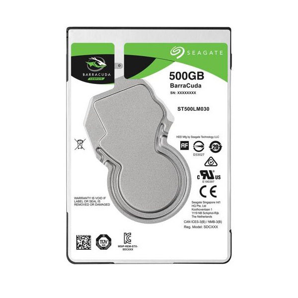 SEAGATE 500GB Barracuda 5400 RPM 128MB Cache SATA 6.0Gb/s 2.5' Laptop Internal Hard Drive ST500LM030