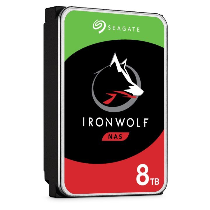 SEAGATE 8TB 3.5' IronWolf SATA3 NAS 24x7 7200 RPM 256MB Cache SATA 6.0Gb/s HDD ST8000VN004