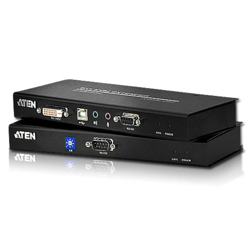 ATEN USB Single Link DVI KVM Console Extender with Audio & RS232 - 1920x1200