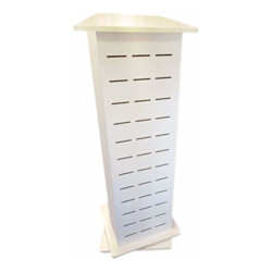 8WARE Retail Cable Display Stand 1 - 4 Sides/Way Slat Panel Spinner - Dimension 45x45x130cm (L-CB8W-DISPLAYSTAND1)
