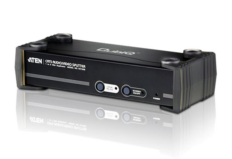 ATEN Professional Video Splitter 8 Port VGA Video Splitter over Cat5 w/ Audio and RS-232, 1920x1200@60Hz or 150m Max