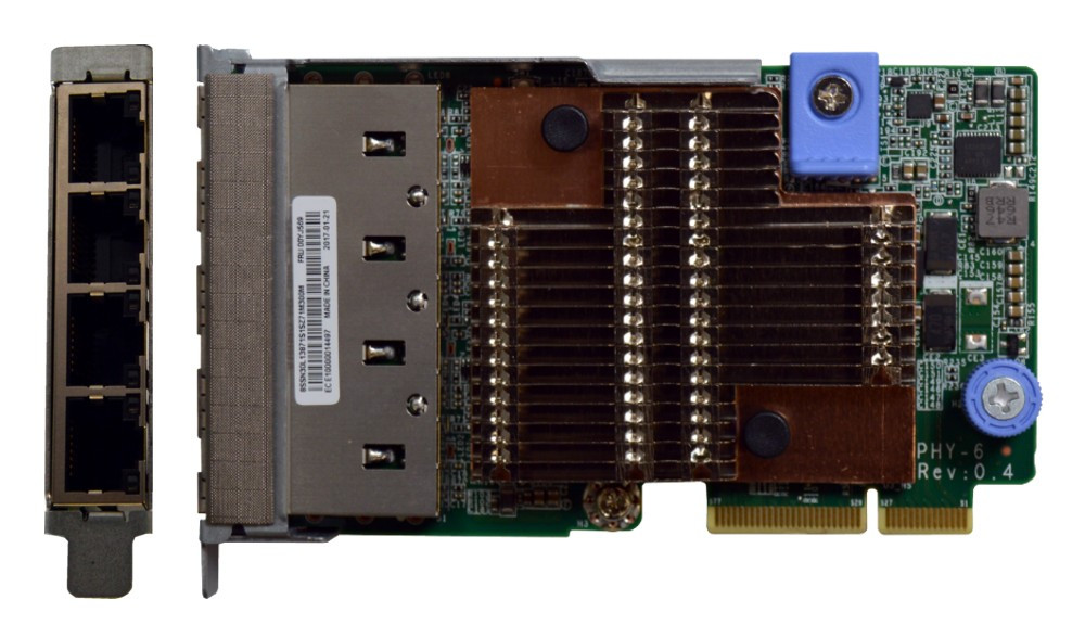 LENOVO ThinkSystem 1Gb 4-port RJ45 LOM For SR650/SR630 - L-SVL-7ZT7A00545 at AUSTiC 3D Shop