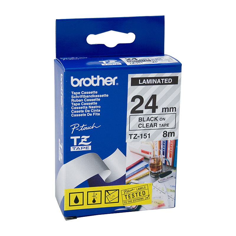 BROTHER TZe151 Labelling Tape - D-BTZ151 at AUSTiC 3D Shop