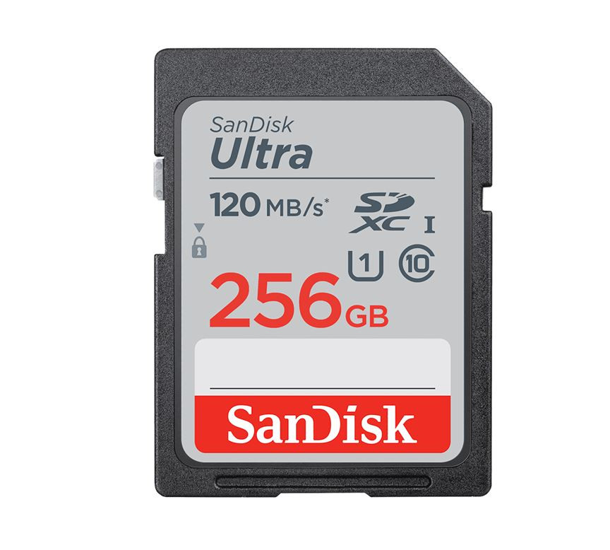 SANDISK 256GB Ultra SDHC SDXC UHS-I Memory Card 120MB/s Full HD Class 10 Speed Shock Proof Temperature Proof Water Proof X-ray Proof Digital Camera - L-FMS-SDUL-256G2 shop at AUSTiC 3D Shop