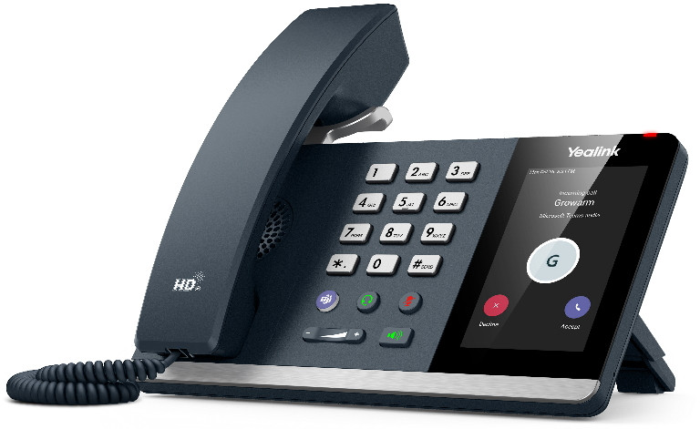YEALINK MP54 Microsoft Teams Android 9.0 Phone, 4' Colour Touch Screen, HD Audio, Dual Gig Ports, Hybrid Mode - L-IPY-MP54-TEAMS shop at AUSTiC 3D Shop