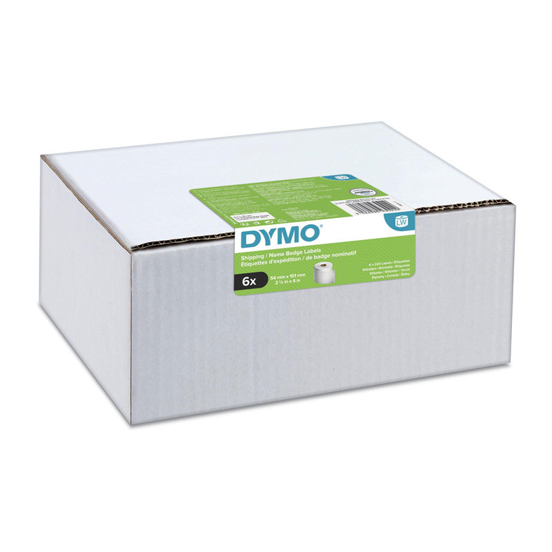 DYMO LW Ship Lbl 54X101m Pk6