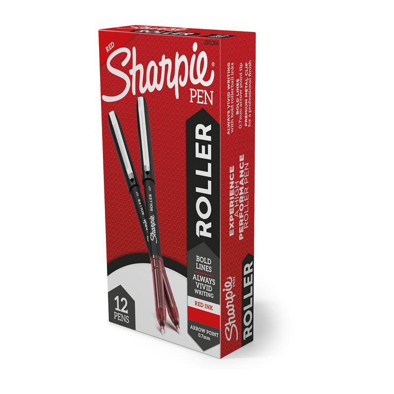 SHARPIE RB 0.7mm Arrow Pt Red Box of 12 - D-SH2123831 shop at AUSTiC 3D Shop