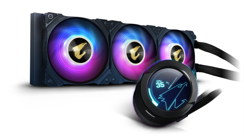 GIGABYTE AORUS WATERFORCE X 360 All-in-one Liquid Cooler, Intel 2066, 2011,1366,115x,1700, AMD TR4, AM4, sTRX4 - L-CFGP-AORUSWFX360 shop at AUSTiC 3D Shop