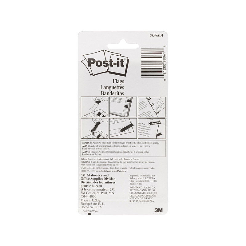 POST-IT Flag 683-VAD1 Value Pack of 10 - D-PI70005048866 shop at AUSTiC 3D Shop