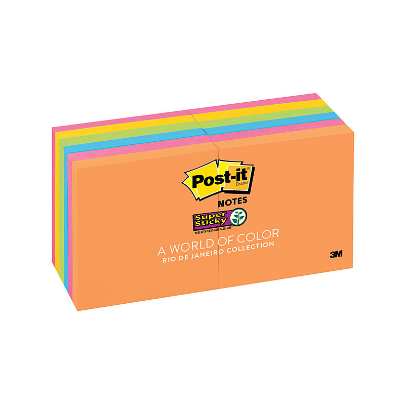 POST-IT S/Sticky 654-12SSUC Pk12