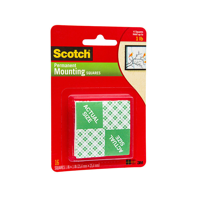 SCOTCH Mounting Square 111P Indr 250mm Box of 6 - D-SCT70006584638 shop at AUSTiC 3D Shop