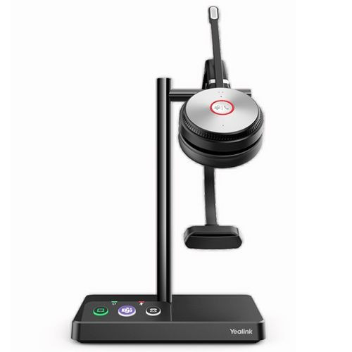 YEALINK WH62 Mono UC TEAMS DECT Wirelss Headset, Busylight On Headset, Leather Ear Cushions - L-IPY-WH62-MONO-TEAMS shop at AUSTiC 3D Shop