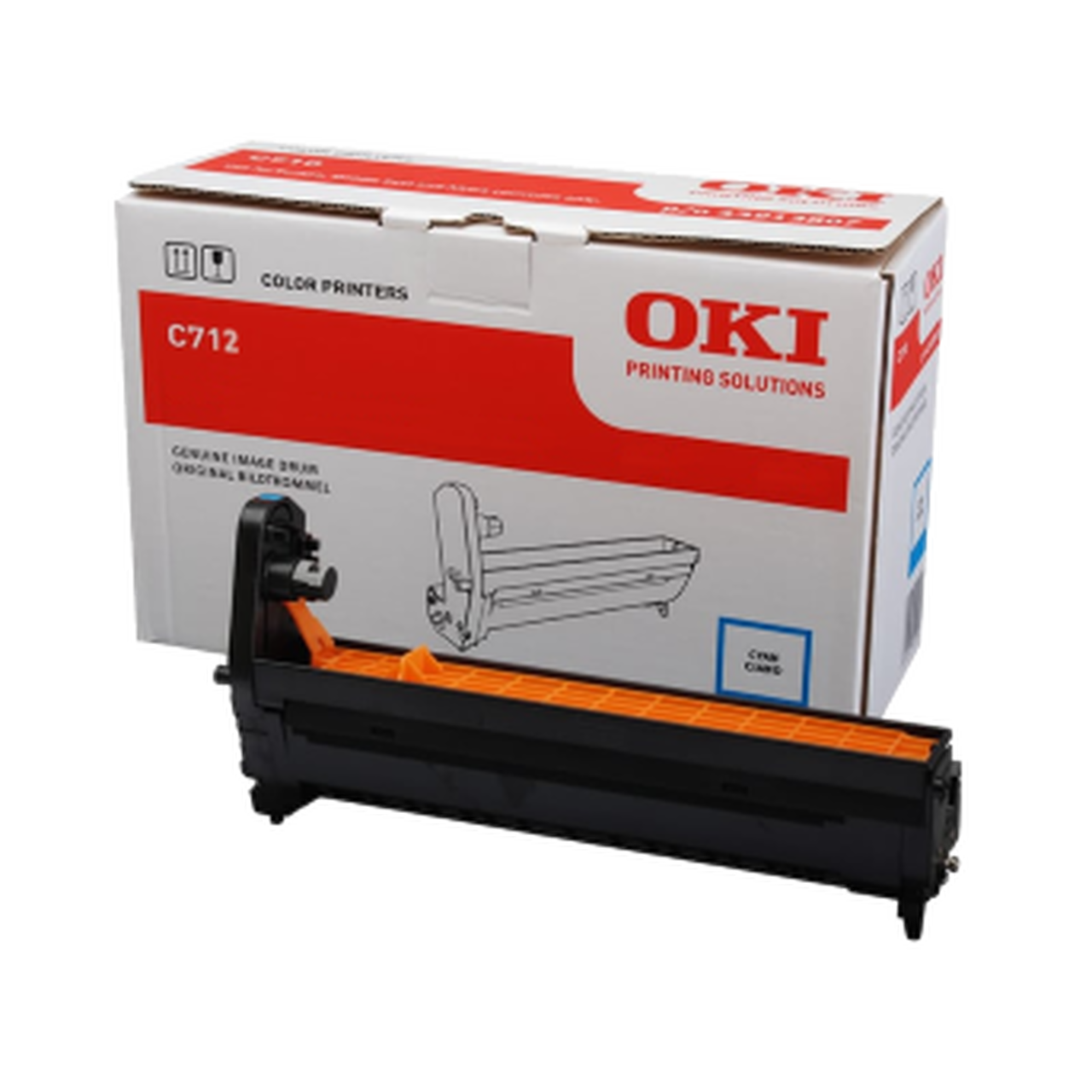 OKI C712N Cyan Drum Unit - D-O712CD shop at AUSTiC 3D Shop
